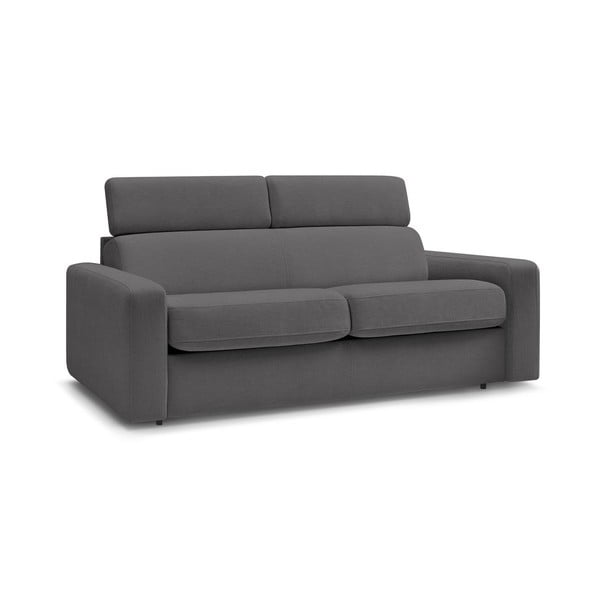 Ciemnoszara rozkładana sofa 195 cm Monaco – Bobochic Paris-image-1
