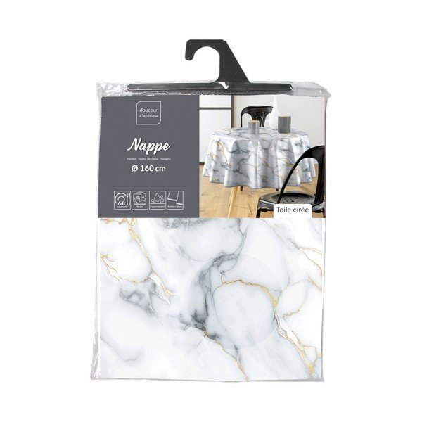 Obrus zmywalny ø 160 cm Marquina – douceur d'intérieur-image-4