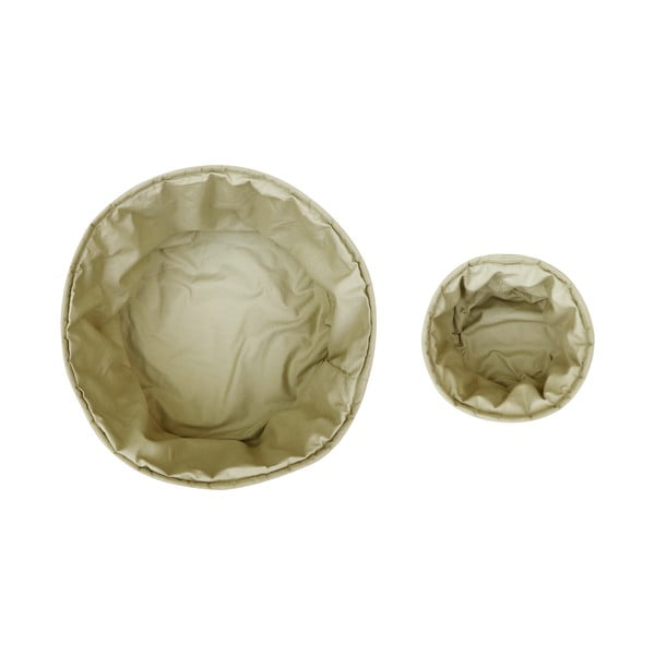 Jasnozielone tekstylne pojemniki dziecięce zestaw 2 szt. ø 30x20 cm Bambie Olive – Lorena Canals-image-3