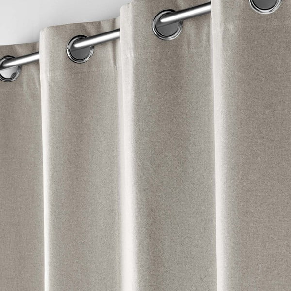 Beżowa zasłona zaciemniająca 135x260 cm Occultiss – douceur d'intérieur-image-1