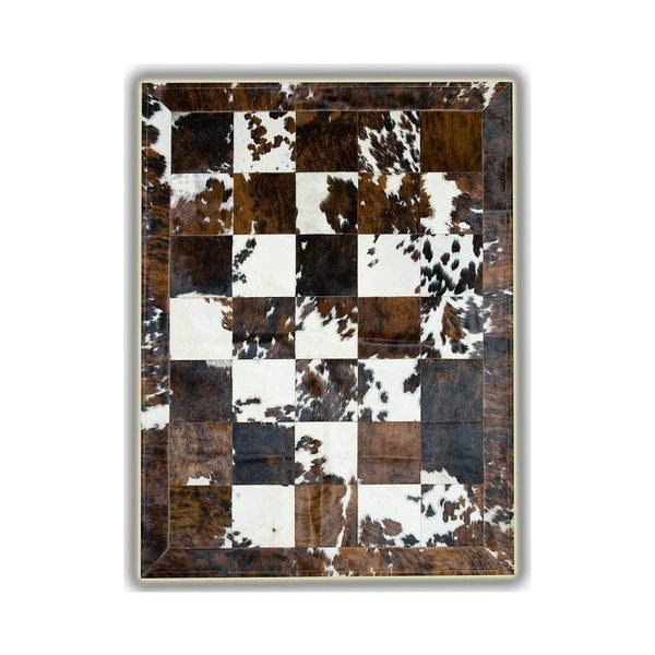 Skórzany dywan Pipsa Border, 180 x 120 cm-image-1