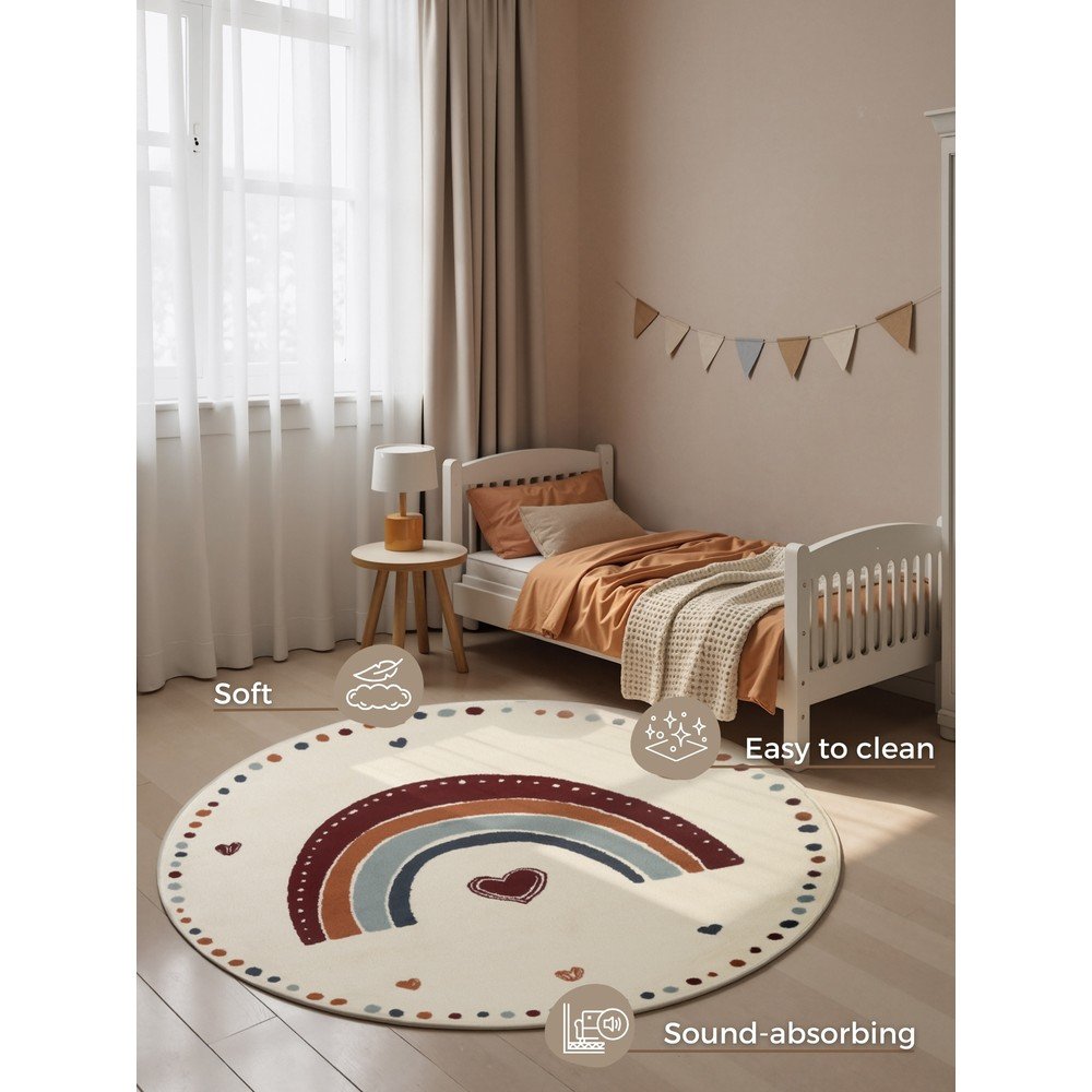 Dywan dziecięcy ø160 cm Luvy – Hanse Home (zdjęcie 10)