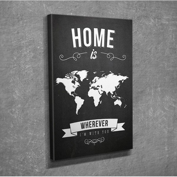 Obraz na płótnie Home, 30x40 cm-image-1