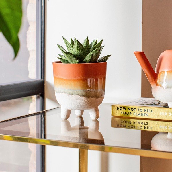 Doniczka w kolorze terakoty Sass & Belle Bohemian Home Mojave, ø 11,7 cm-image-1