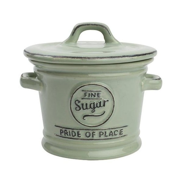 Zielony pojemnik porcelanowy na cukier T&G Woodware Pride of Place