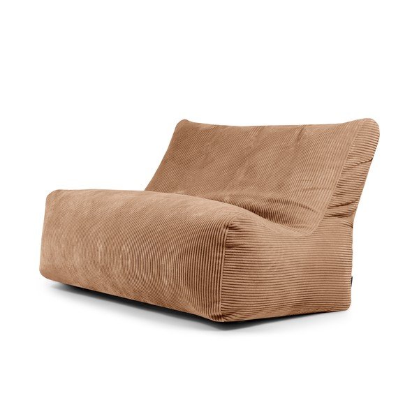 Brązowy sztruksowy worek do siedzenia Sofa Seat Lounge – SLOWDOWN