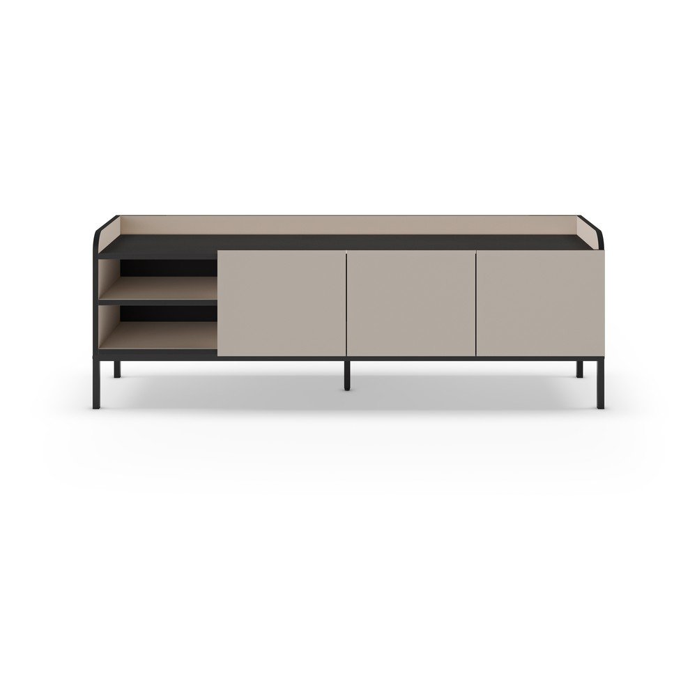 Kremowa szafka pod TV 160x55x42 cm Adara – Marckeric
