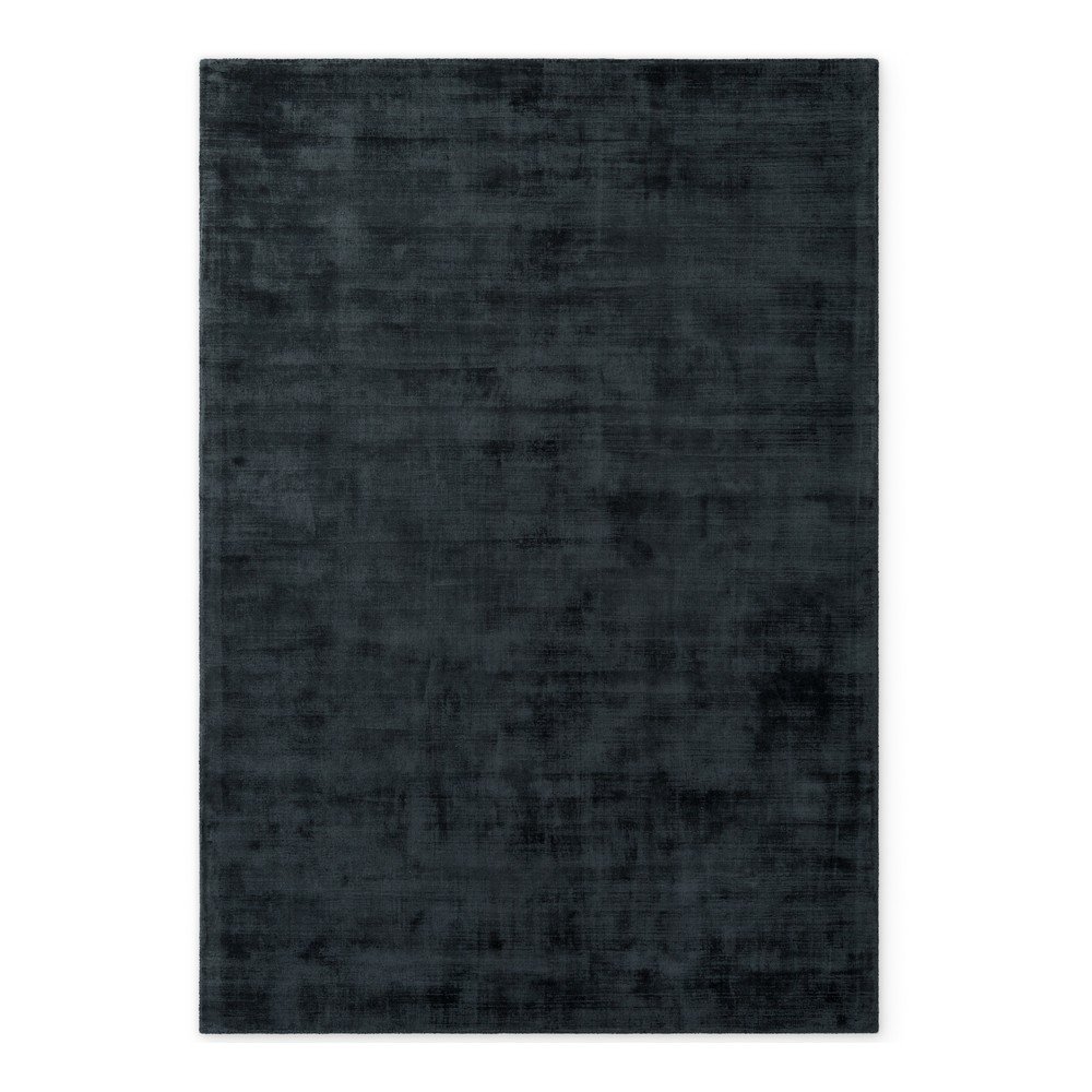 Czarny dywan z wiskozy tkany ręcznie 160x230 cm Noemi – Vikosa