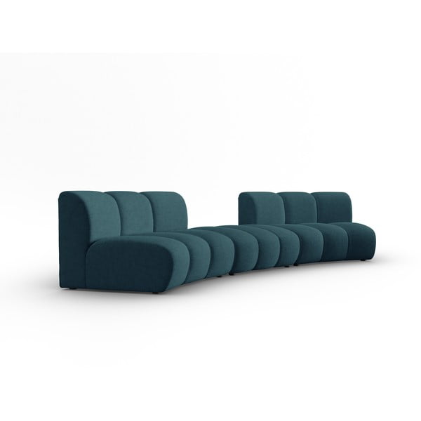 Turkusowa sofa 367 cm Lupine – Micadoni Home-image-2