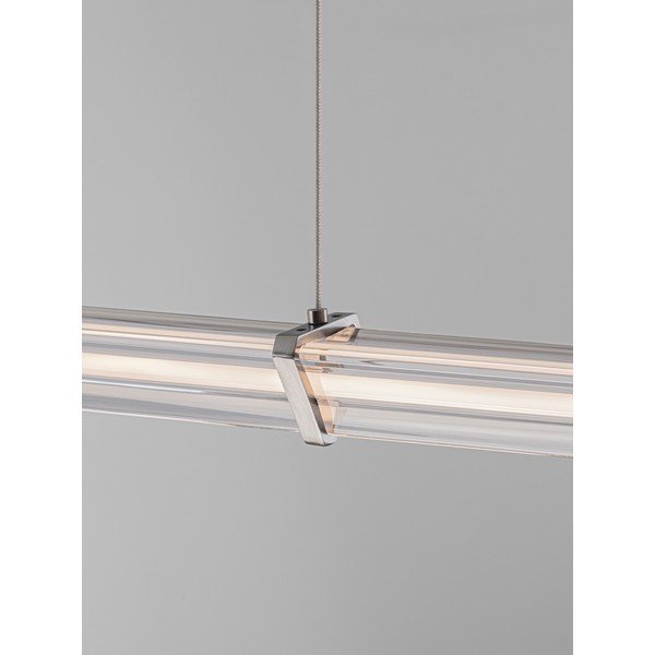 Metalowa lampa wisząca LED ze ściemniaczem w kolorze matowej czerni/w kolorze matowego srebra z kloszem ze szkła akrylowego Pheme – Nova Luce-image-4