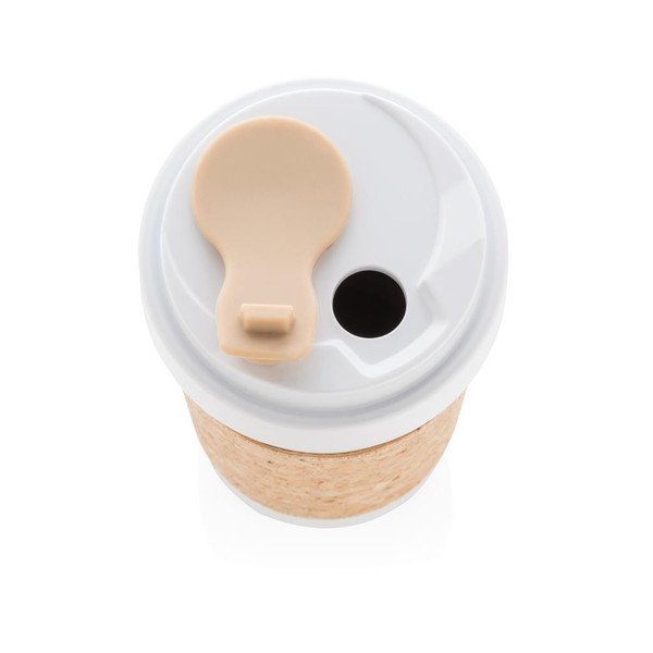 Ekologiczny kubek termiczny z korkową osłonką XD Collection ECO, 400 ml-image-1