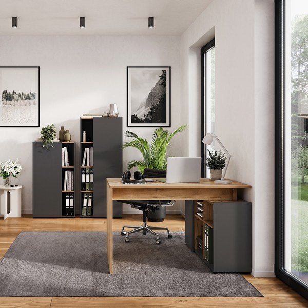 Zestaw mebli biurowych 90x120 cm Adrano – Germania-image-1