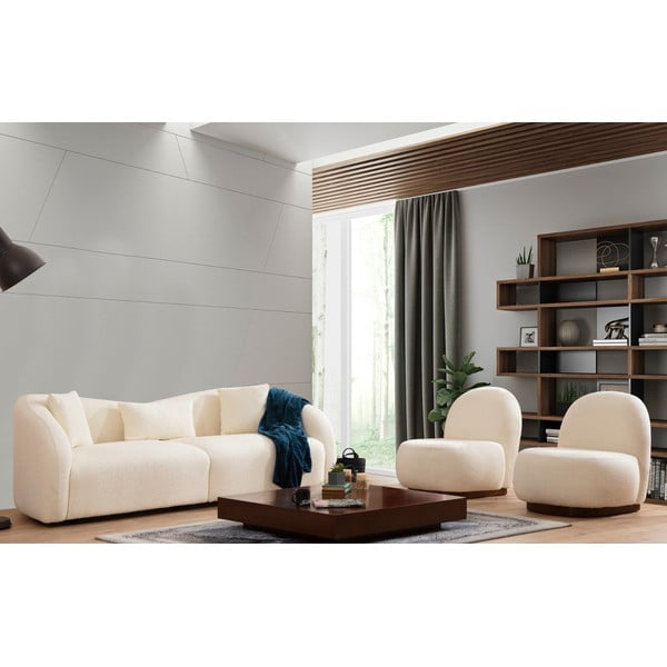 Kremowa sofa 236 cm Venedik – Artie-image-1