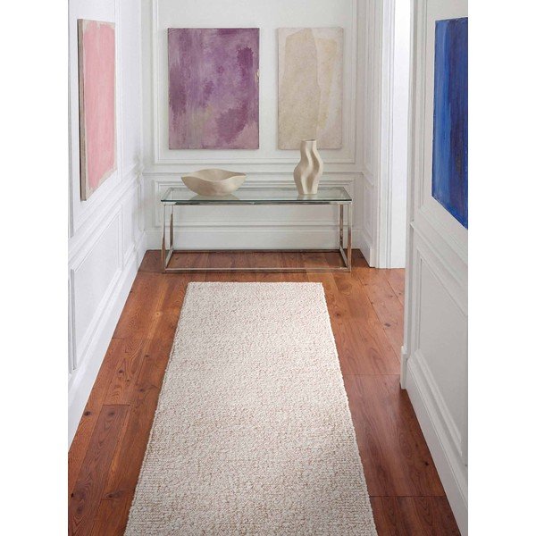 Chodnik z materiału bouclé tkany ręcznie w kolorze kości słoniowej 80x200 cm Notting Hill Portobello – Ted Baker-image-1