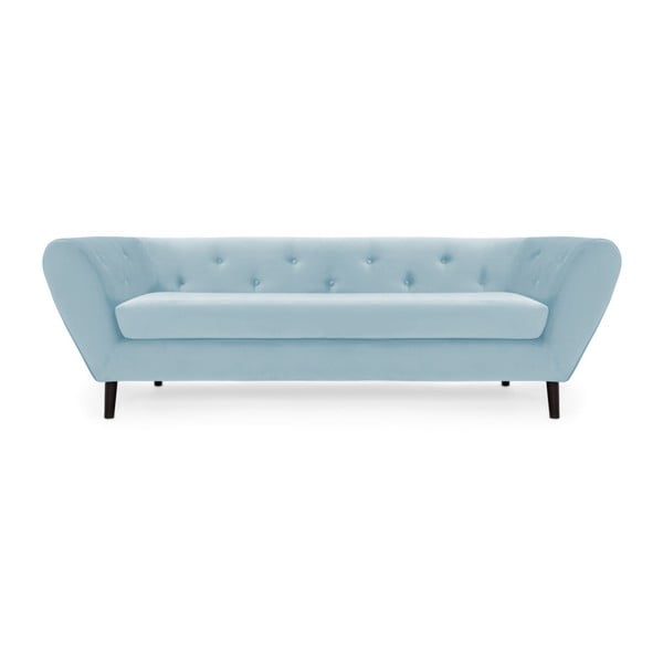 Jasnoniebieska 3-osobowa sofa Vivonita Etna