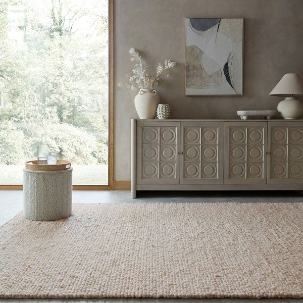 Kremowy dywan tkany ręcznie 200x290 cm Finley – Flair Rugs-image-1