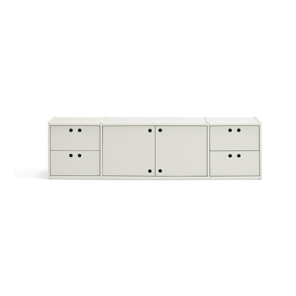 Kremowa szafka pod TV 157x42x40 cm Wally – Teulat