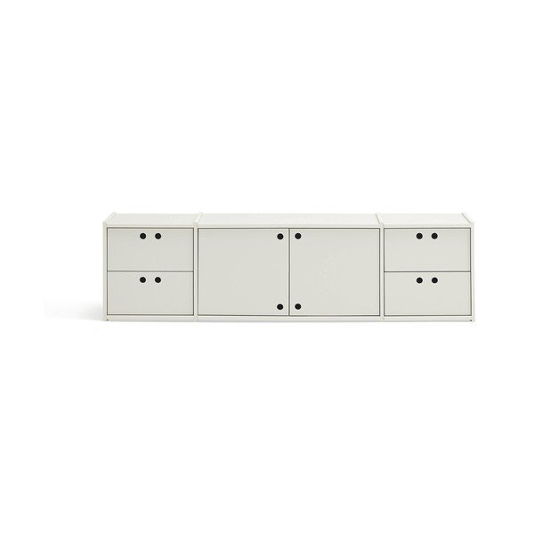 Kremowa szafka pod TV 157x42x40 cm Wally – Teulat