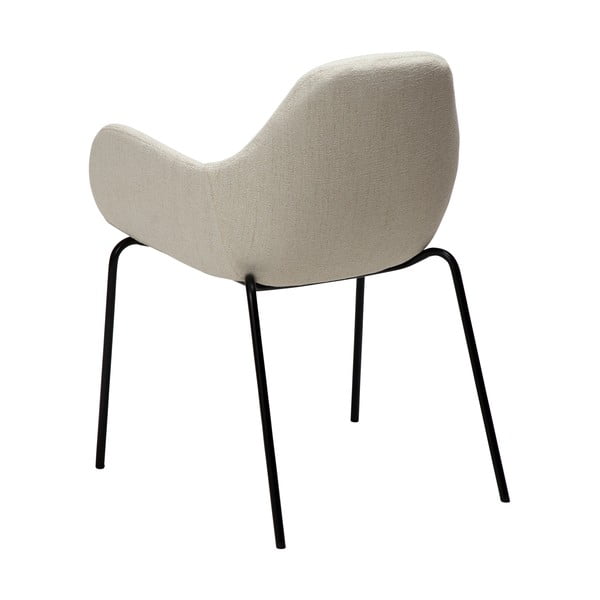 Kremowy fotel z materiału bouclé Zimmer – DAN-FORM Denmark-image-3