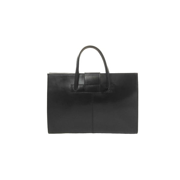 Skórzana torba Montefalco, czarna