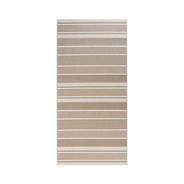 Beżowy chodnik odpowiedni na zewnątrz NORTHRUGS Strap, 80x200 cm