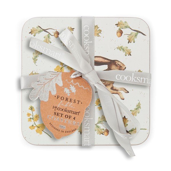 Szarobrązowe korkowe podkładki zestaw 4 szt. Forest Fable – Cooksmart ®-image-2