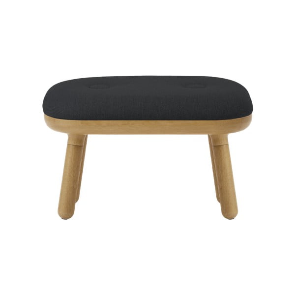 Antracytowo-naturalny stołek Paff Low – UMAGE-image-1