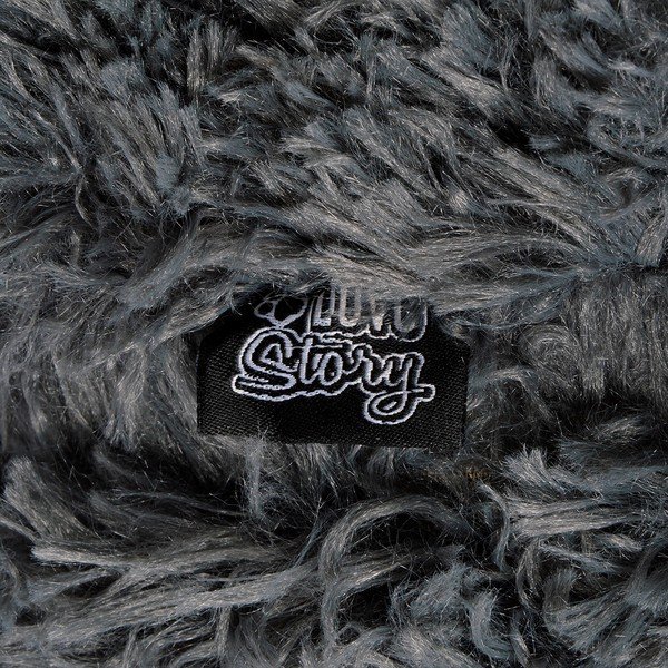 Ciemnoszare legowisko dla psów ø 95 cm – Love Story-image-3