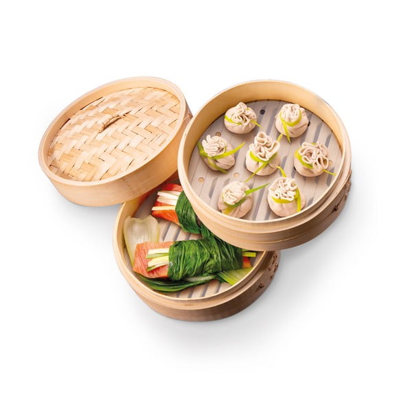 Bambusowy koszyk do gotowania na parze Nikko – Tescoma-image-4