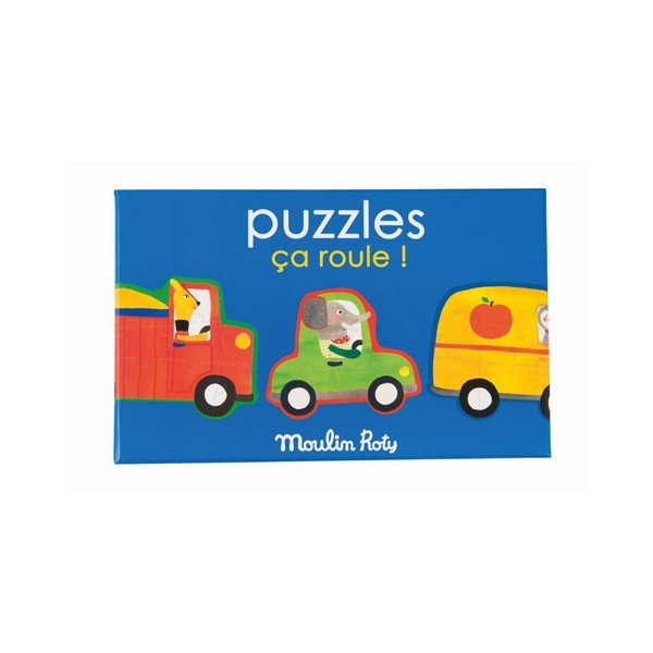 Puzzle dziecięce Moulin Roty Samochody-image-1
