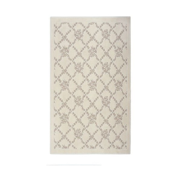 Kremowy dywan bawełniany Oni, 60x90 cm