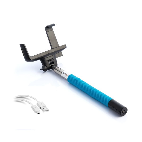 Niebieski selfie stick InnovaGoods-image-2