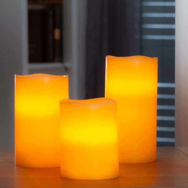Komplet 3 świeczek LED InnovaGoods-image-1