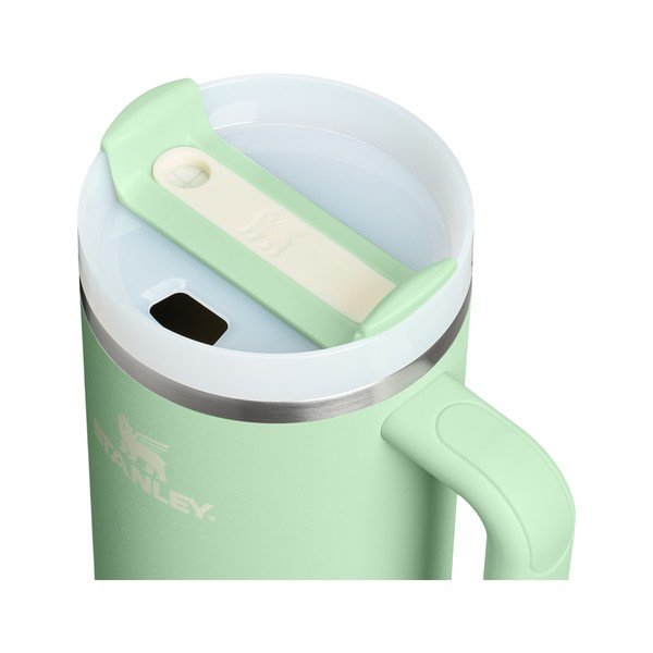 Szałwiowy termos ze słomką ze stali nierdzewnej 1,18 l Quencher H2.0 FlowState Tumbler Pistachio – Stanley-image-1
