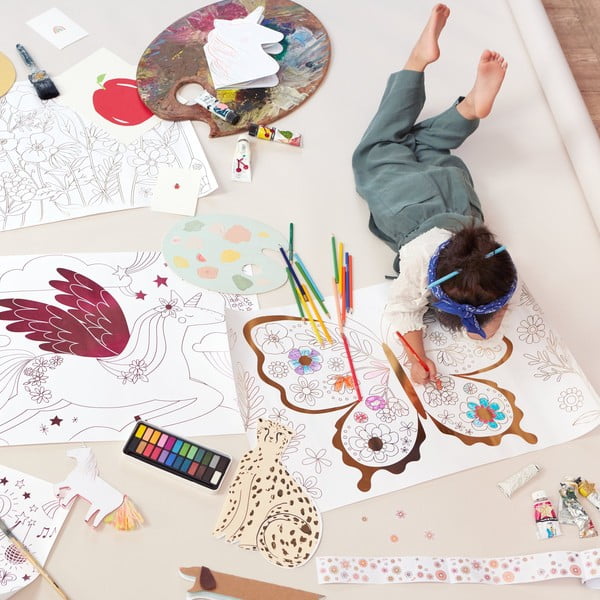 Kolorowanki Butterfly – Meri Meri-image-1