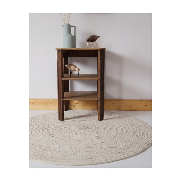 Kremowy dywan dziecięcy ø 140 cm Neethu Avoine – Nattiot-image-2