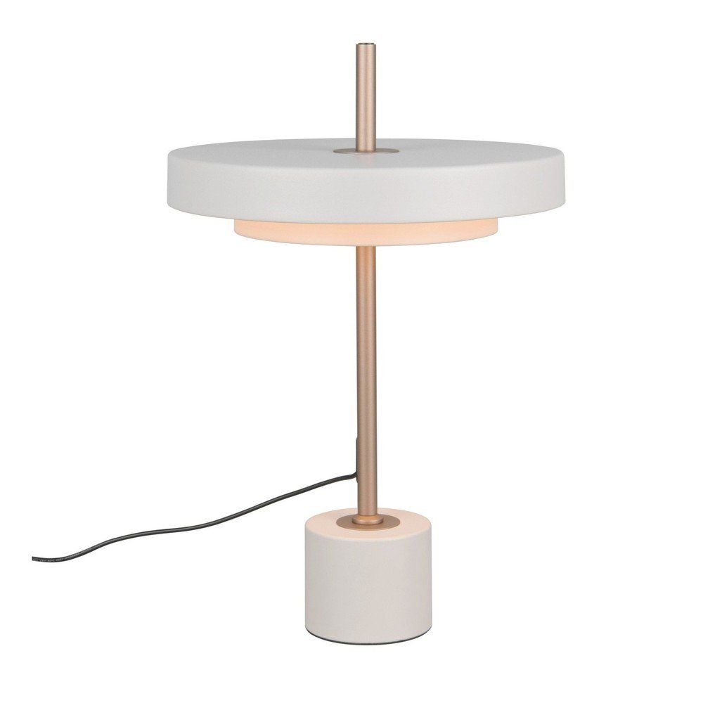 Lampa stołowa LED ze ściemniaczem w kolorze kości słoniowej (wysokość 45,5 cm) Keaton – Trio