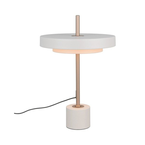 Lampa stołowa LED ze ściemniaczem w kolorze kości słoniowej (wysokość 45,5 cm) Keaton – Trio