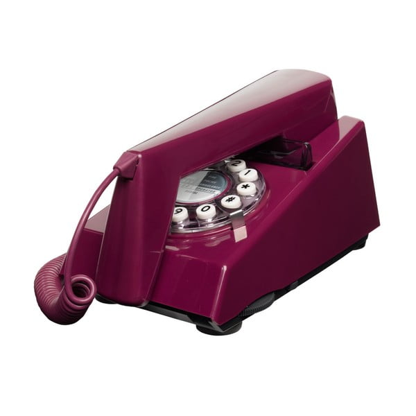 Telefon stacjonarny w stylu retro Trim Plum