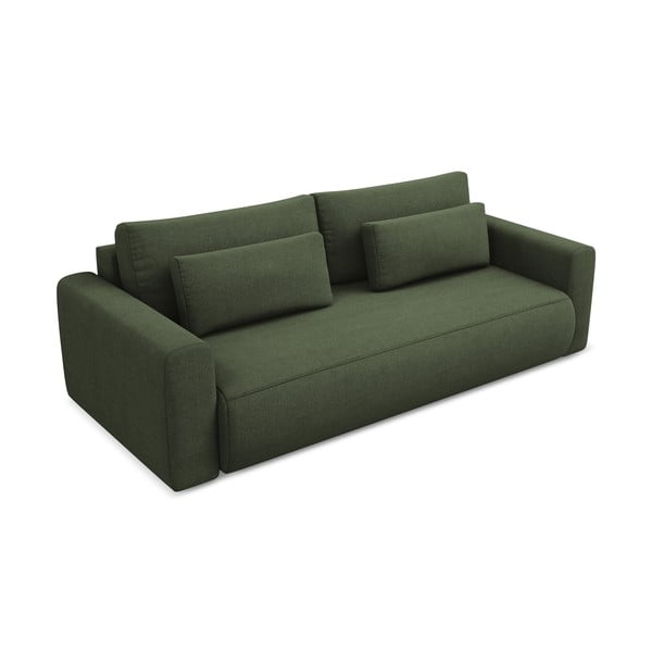 Rozkładana/ze schowkiem sofa w kolorze khaki 238 cm Kapua – Makamii-image-2