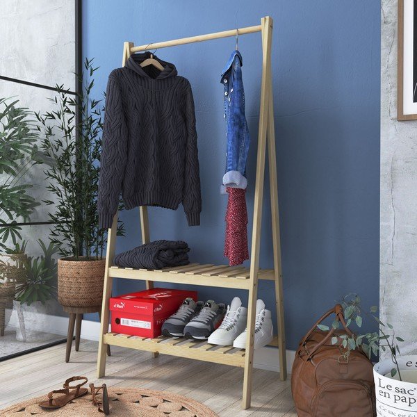 Stojak na ubrania w dekorze dębu Susanne – Kalune Design-image-4