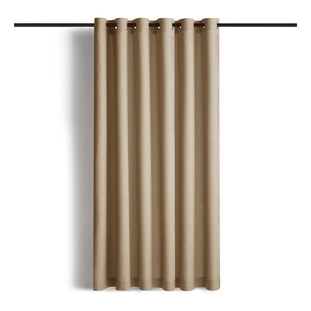 Beżowa zasłona częściowo zaciemniająca (dimout) 265x250 cm Calisto – Filumi
