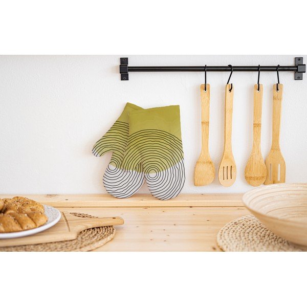 Zestaw 2 bawełnianych rękawic kuchennych Butter Kings Rising Sun-image-1