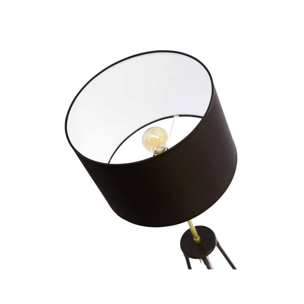 Czarna lampa stojąca (wysokość 154 cm) Tegola – Candellux Lighting (zdjęcie 6)