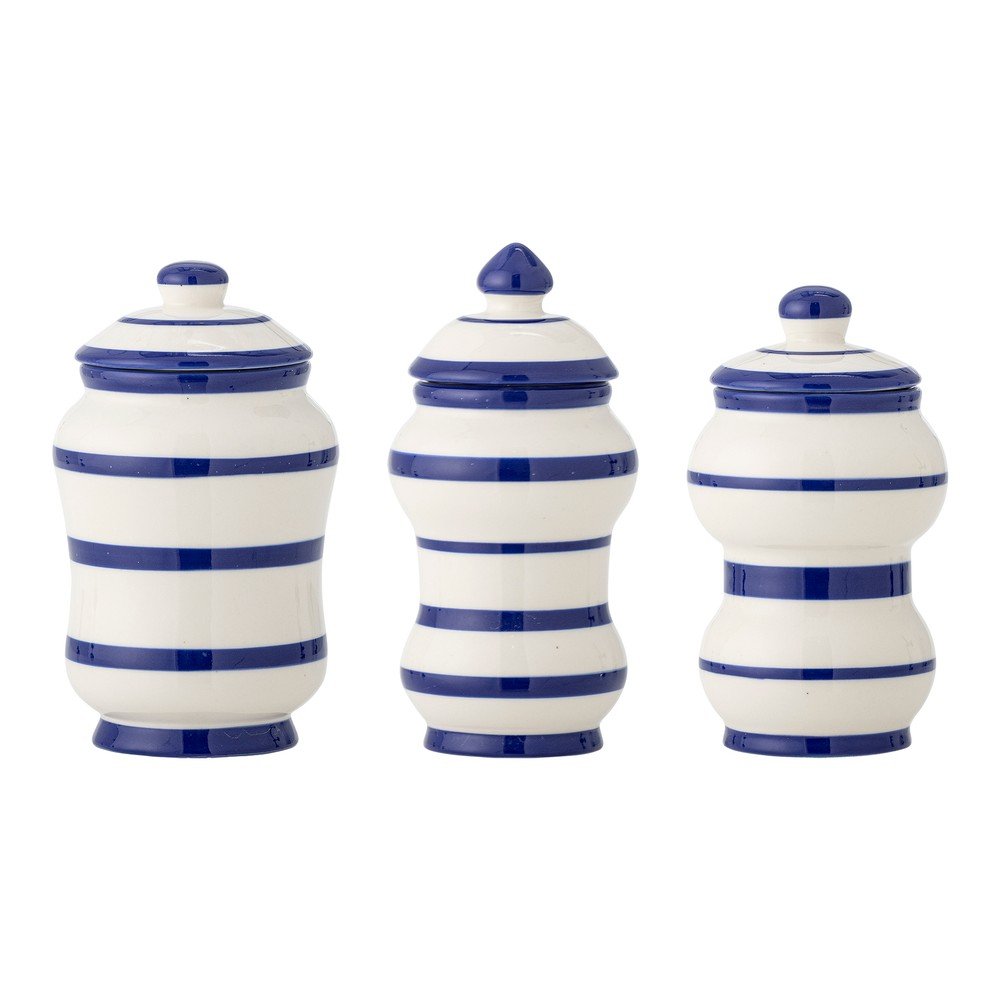 Ceramiczne pojemniki na żywność 3 szt. Maynard – Bloomingville