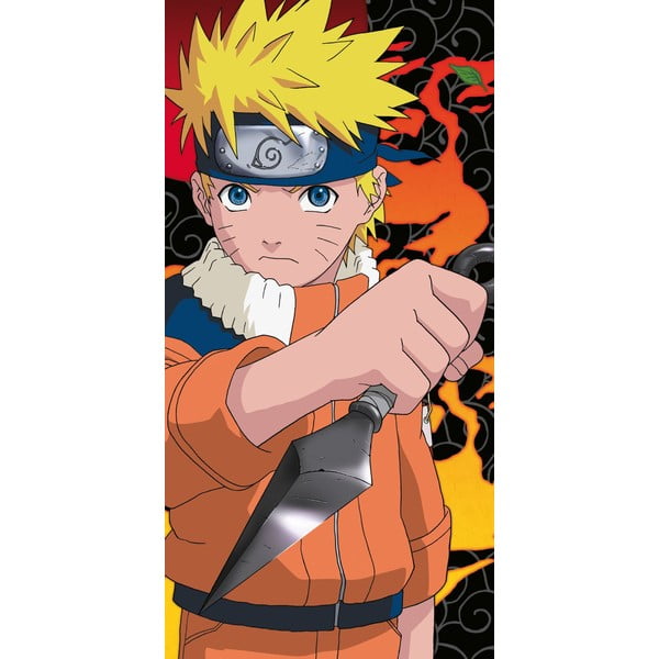 Bawełniany ręcznik dziecięcy 70x140 cm Naruto Uzumaki – Jerry Fabrics