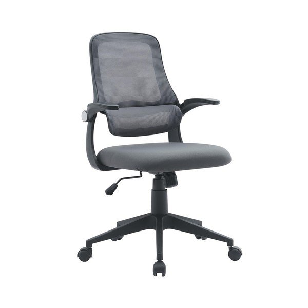 Szare tapicerowane krzesło biurowe Gilmore – Yes Everyday