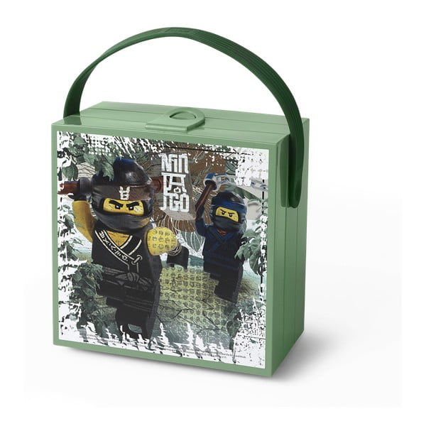 Zielony pojemnik z uchwytem LEGO® Army Ninjago