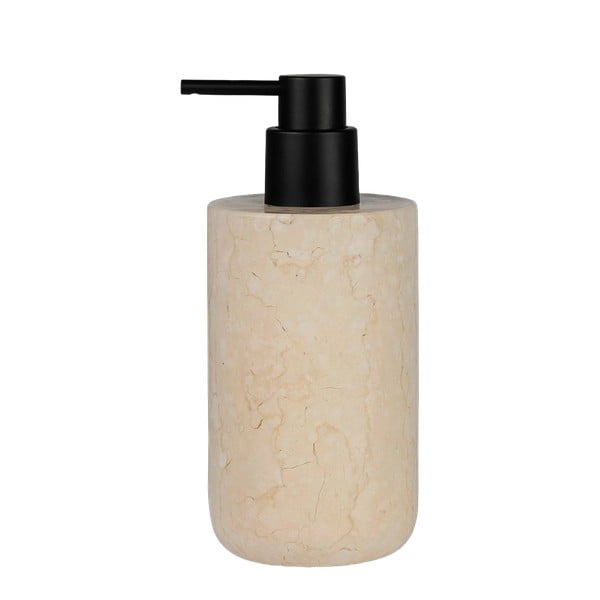 Kremowy marmurowy dozownik do mydła 200 ml Marble – Mette Ditmer Denmark