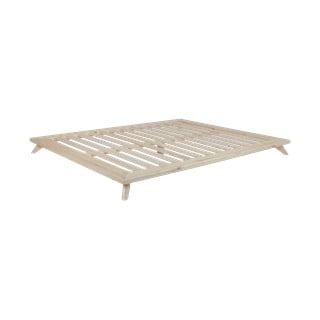 Łóżko dwuosobowe Karup Design Senza Bed Natural, 180x200 cm